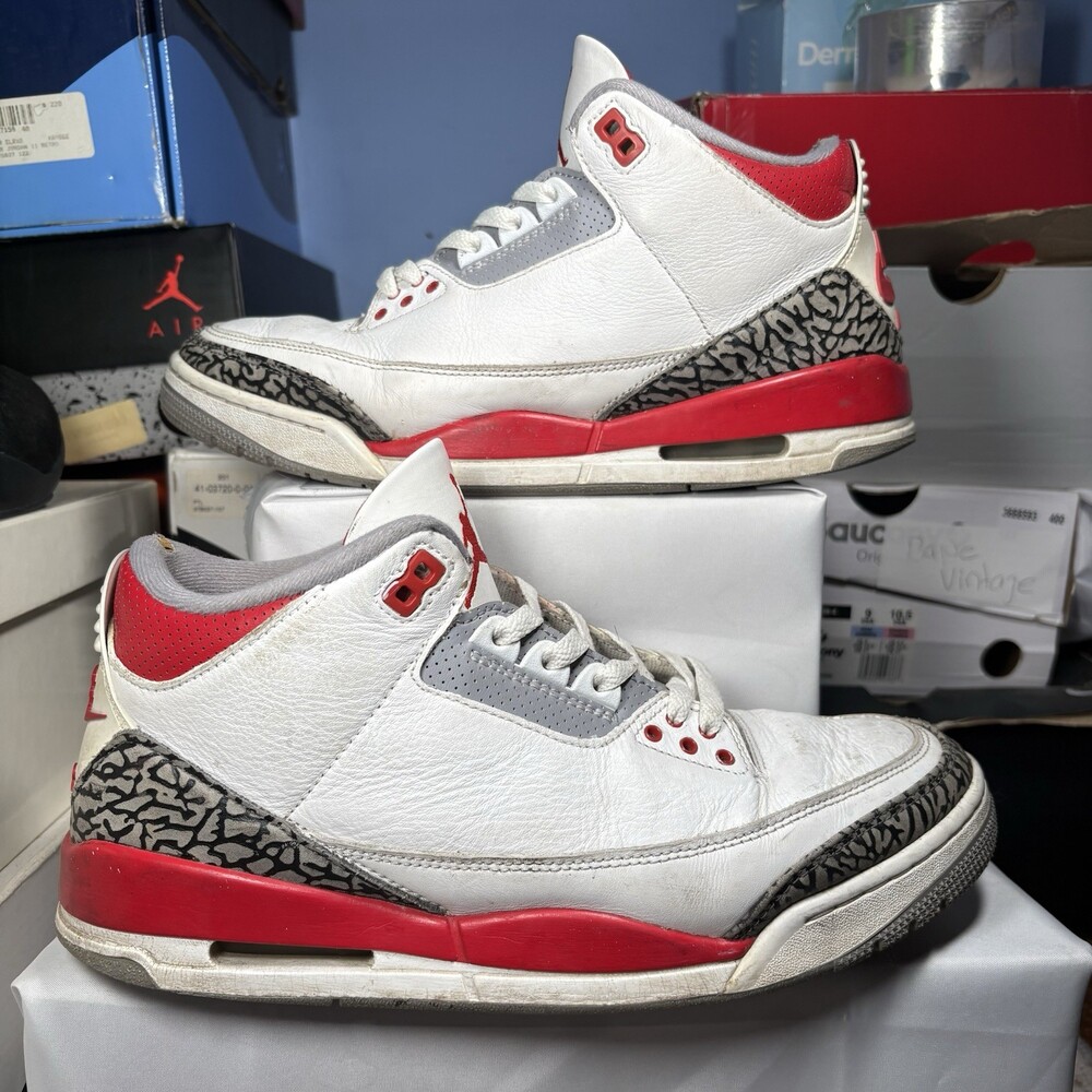 Size 10.5 - Jordan 3 Retro Mid Fire Red